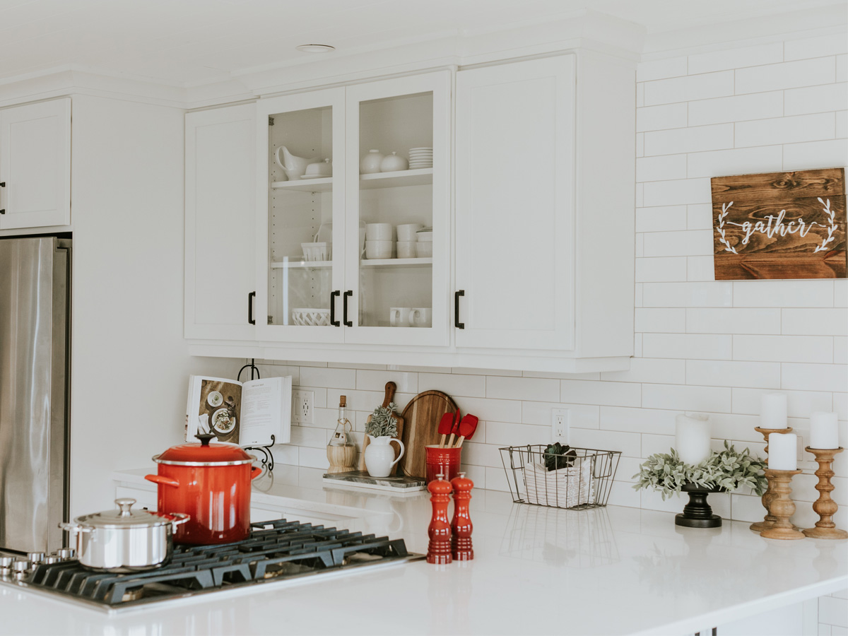 کابینت ام دی اف سفید و شیک