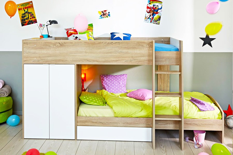 تخت خواب پسرانه دو طبقه