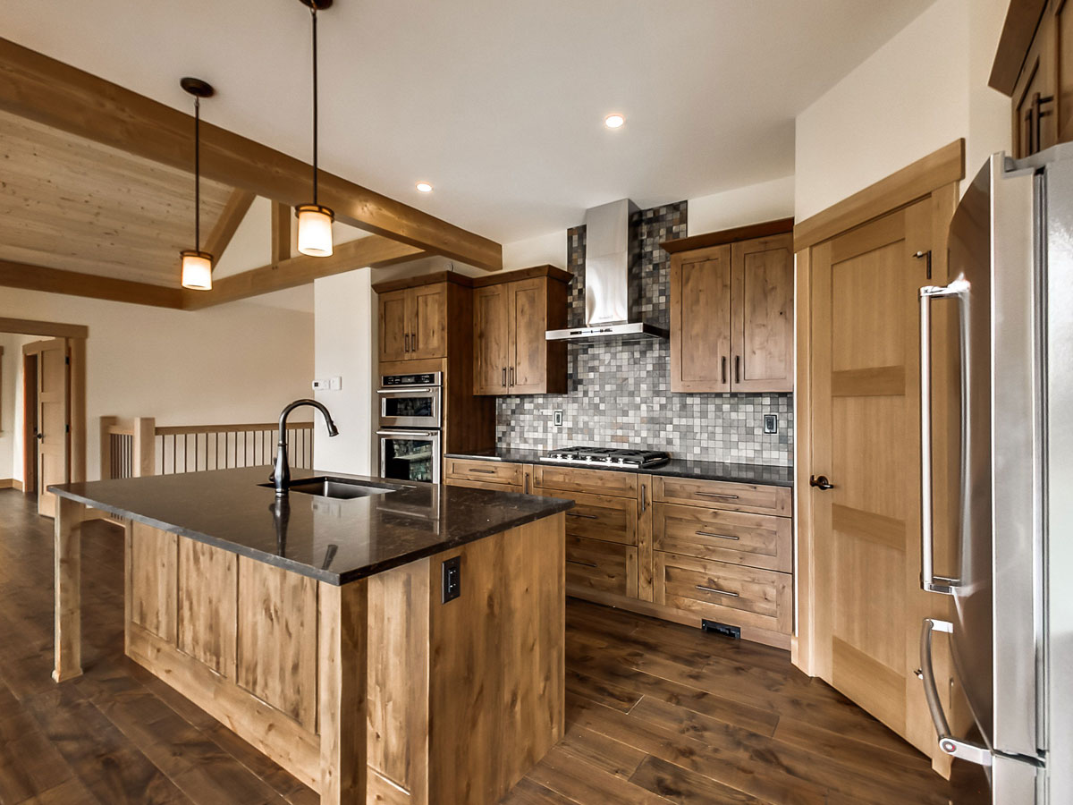 رنگ کابینت ام دی اف قهوه ای