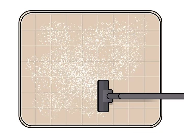 پاک کردن لکه تخت خواب