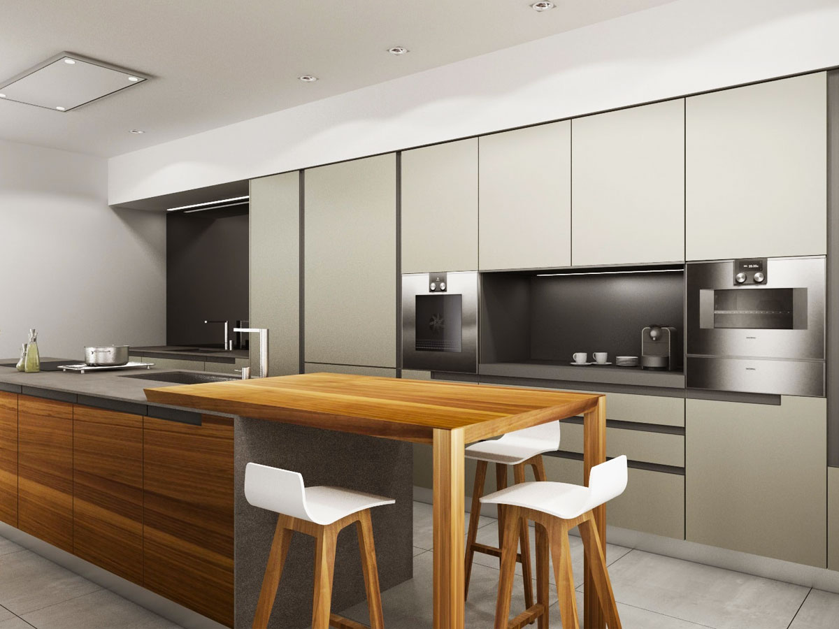 کابینت بدون دسته