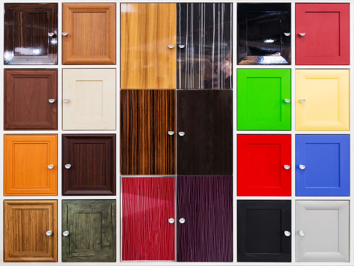 رنگ بندی کابینت ام دی اف