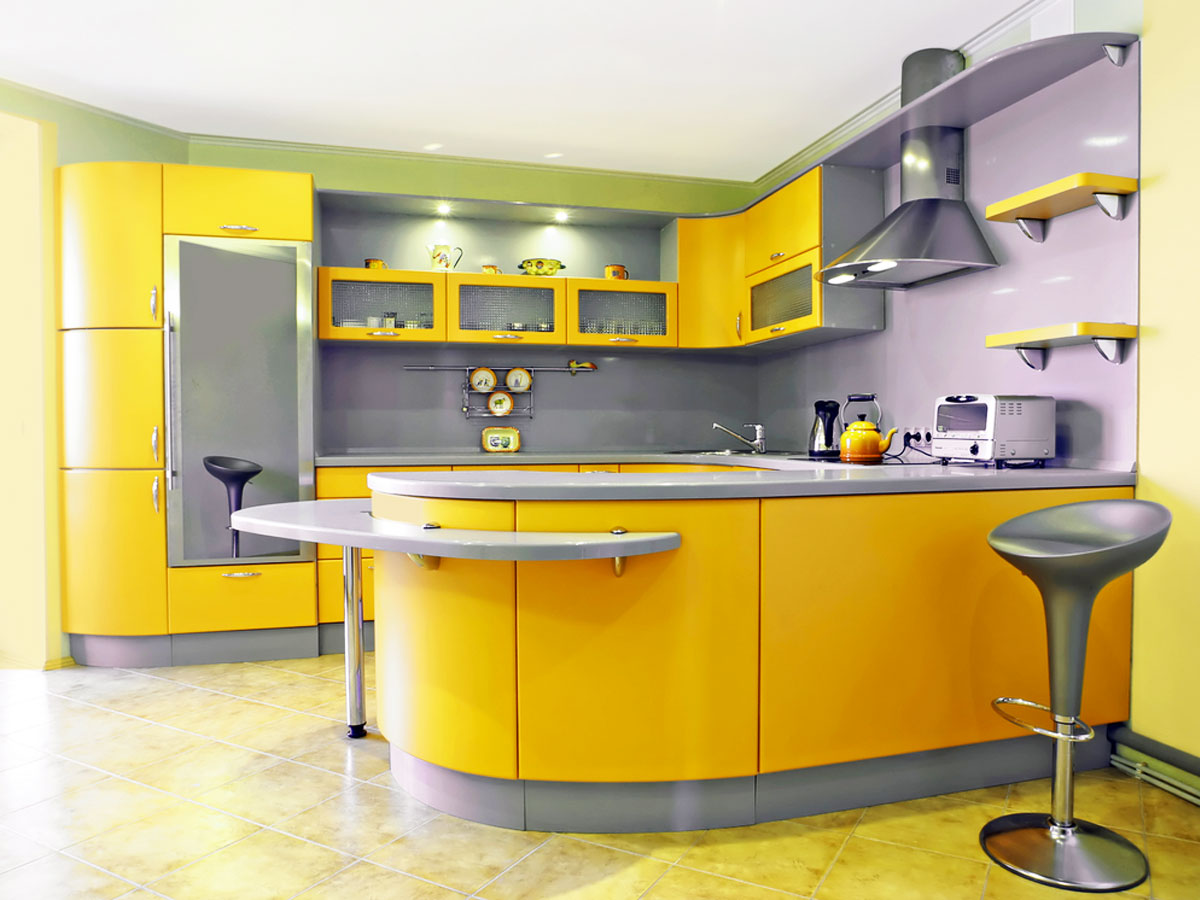 رنگ بندی کابینت ام دی اف