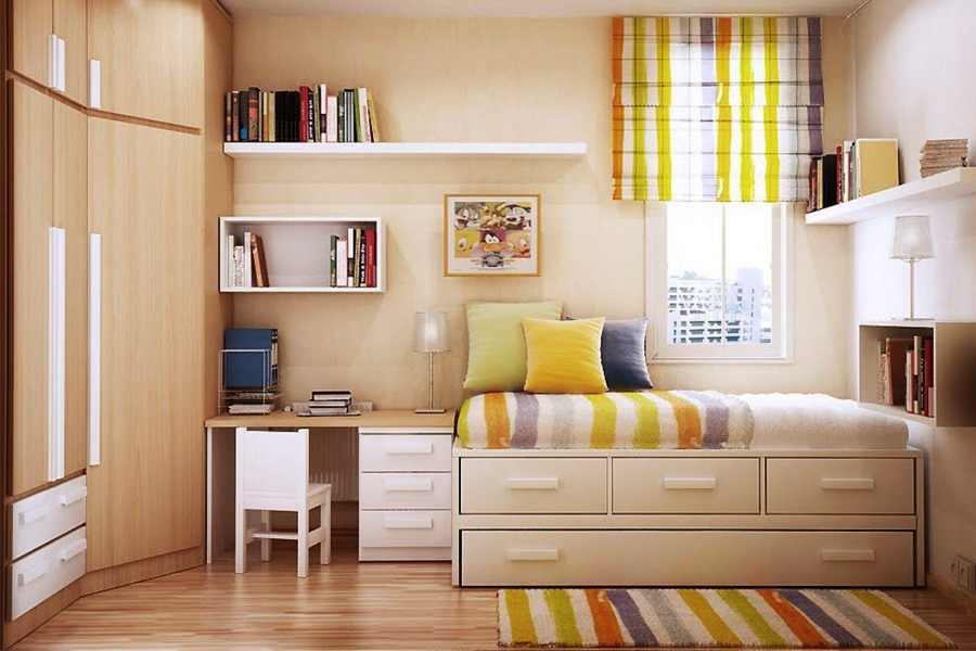 دکوراسیون اتاق خواب کوچک