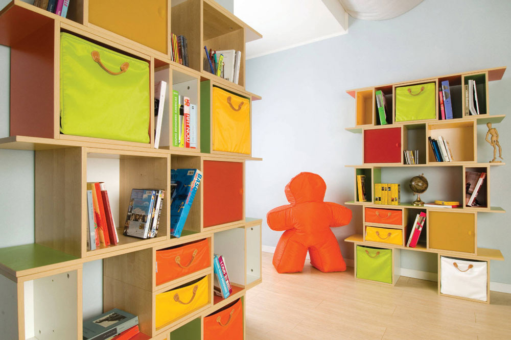 کمد اسباب بازی چوبی