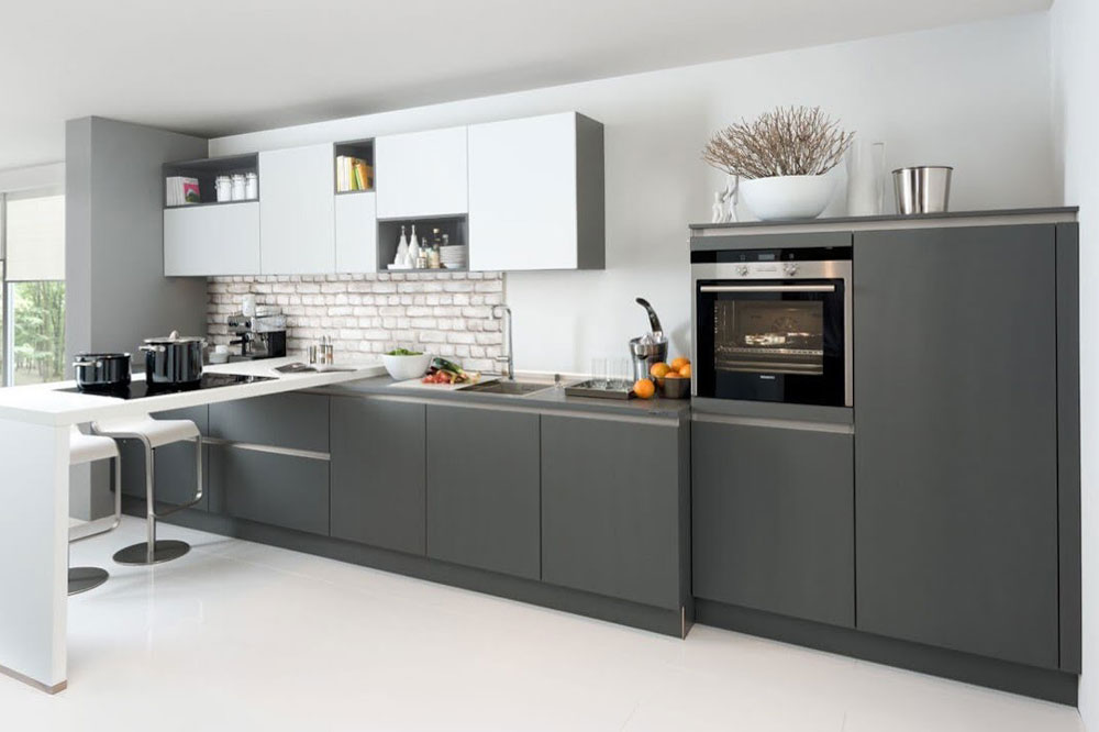 کابینت های مدرن: پارادوکس رنگ