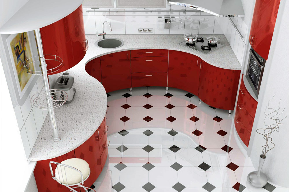 بهترین رنگ کابینت برای آشپزخانه کوچک