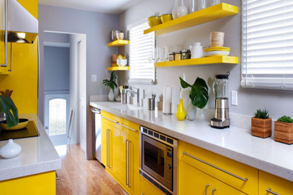 بهترین رنگ کابینت برای آشپزخانه کوچک