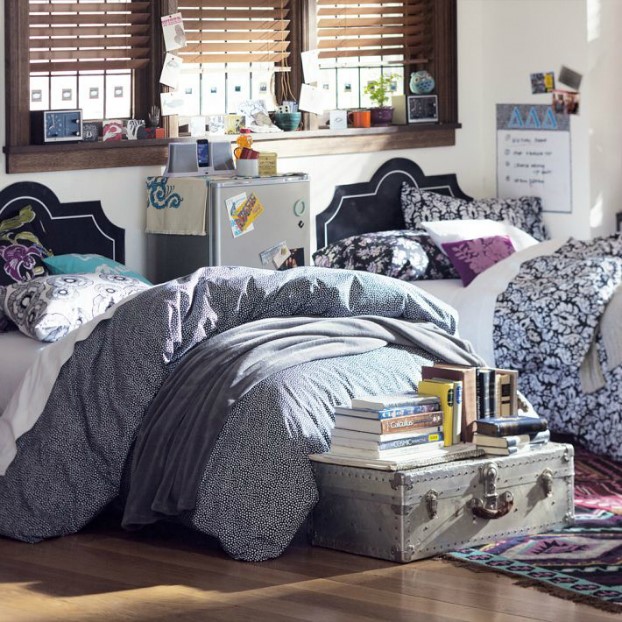 تخت خواب با اشکال هندسی زیبا