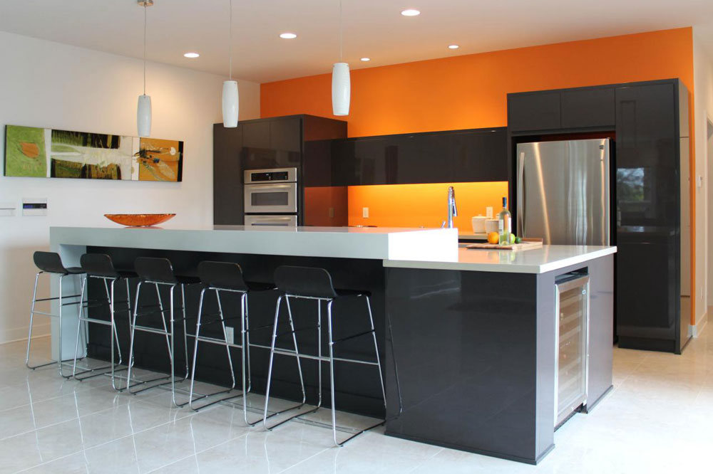 رنگ بندی های گلاس: نارنجی آتشین و خاکستری خنثی