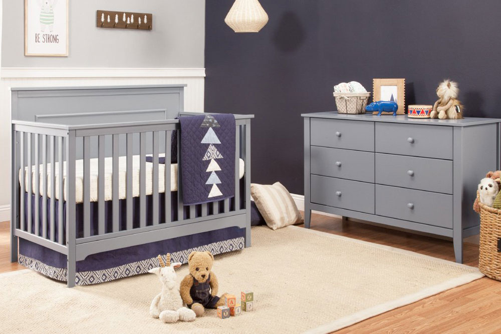 ابعاد استاندارد تخت و کمد سیسمونی پسرانه