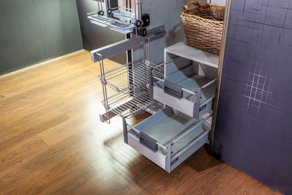 اندازه سوپری آشپزخانه: سوپری زمینی جادار