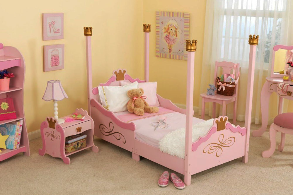 تخت خواب دخترانه شیک