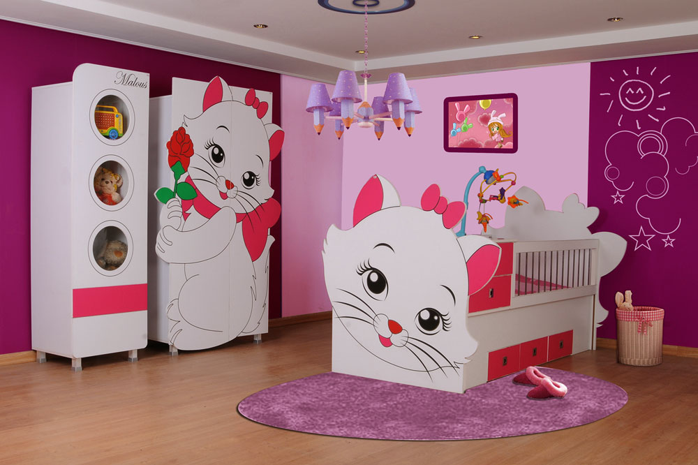 تخت خواب دخترانه شیک