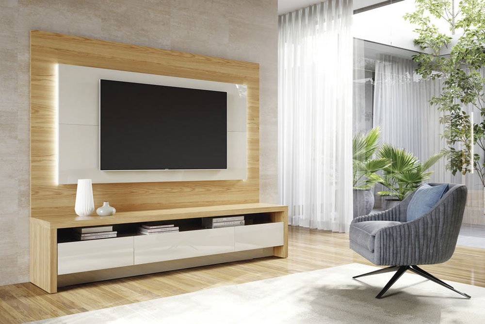 میز تلویزیون دیواری مدرن یکدست