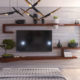 6 مدل خلاقانه میز تلویزیون دیواری برای خانه کوچک شما