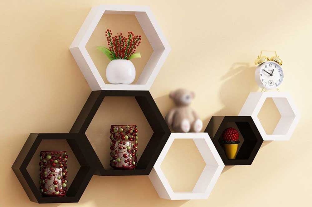 کندوی زنبور عسل ایده ای زیبا در ساخت شلف و باکس دیواری ام دی اف