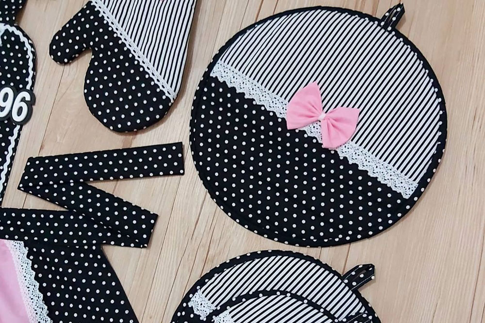 منسوجات پارچه ای، نهایت زیبایی و سلیقه در هر مدل سرویس آشپزخانه عروس