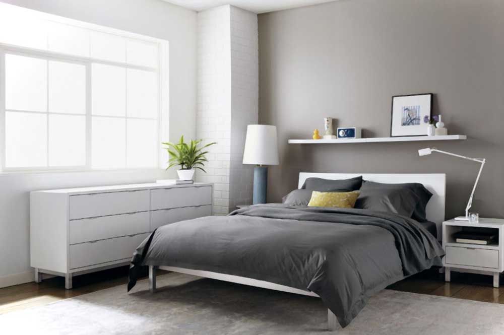 لوازم جانبی در اتاق خواب ساده