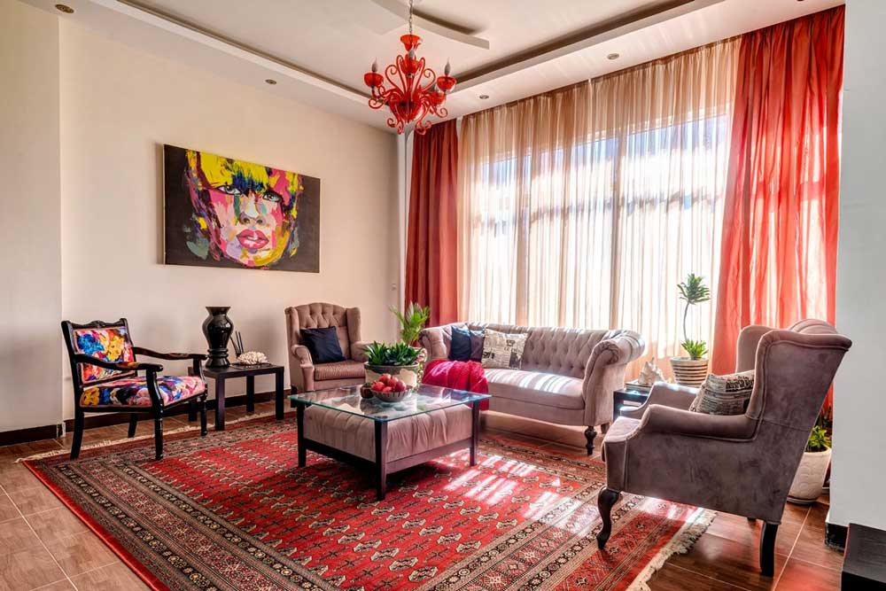 پذیرایی در طراحی داخلی منزل ایرانی