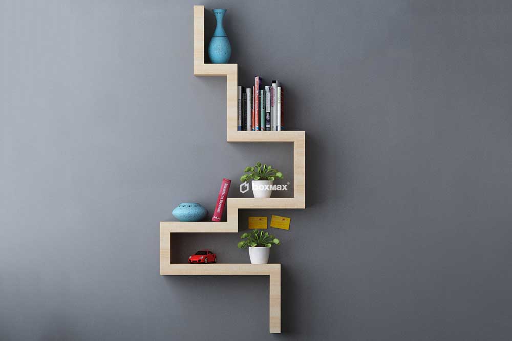 کتابخانه دیواری کوچک: مارپیچی