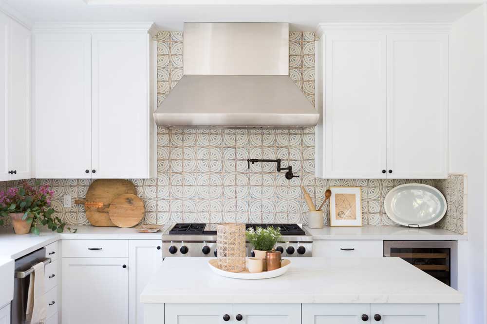 سرامیک بین کابینتی : طرح دایره ای