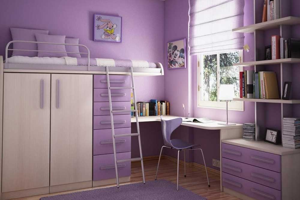 کمد اتاق نوجوان کم جا