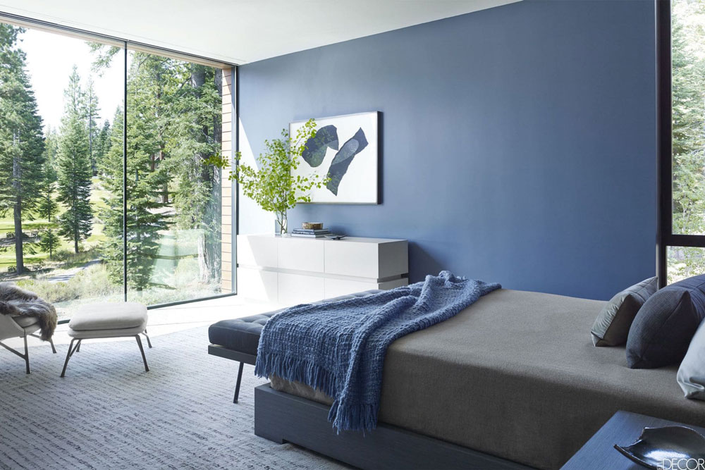 رنگ اتاق خواب آبی