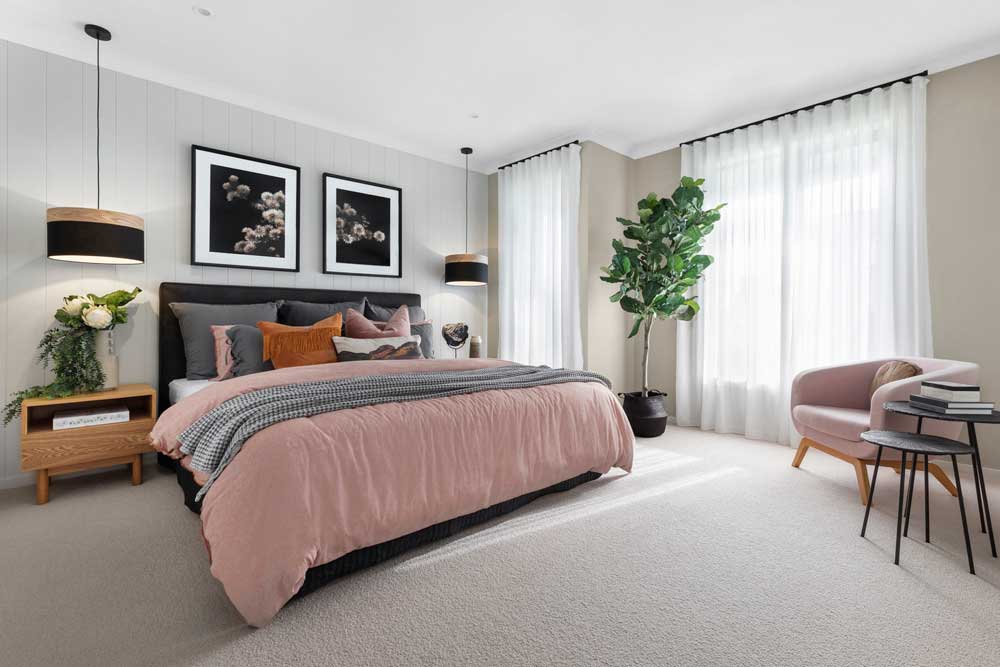 تخت خواب در چیدمان سرویس خواب