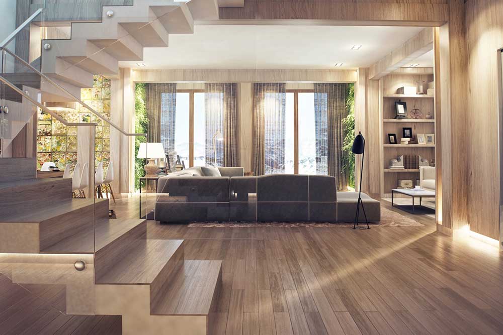 انواع دکوراسیون داخلی منزل با چوب