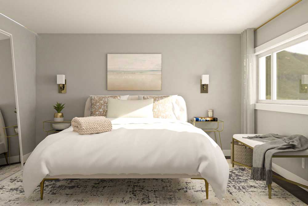 ابعاد اتاق در چیدمان سرویس خواب را در نظر بگیرید