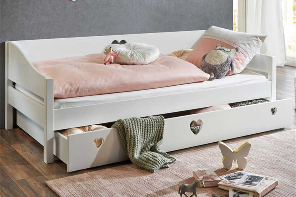 تخت خواب یک نفره mdf جک دار